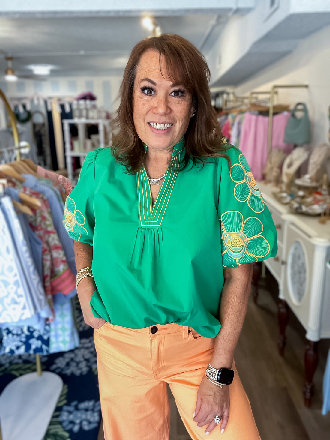 Verdant Bloom Top VOY