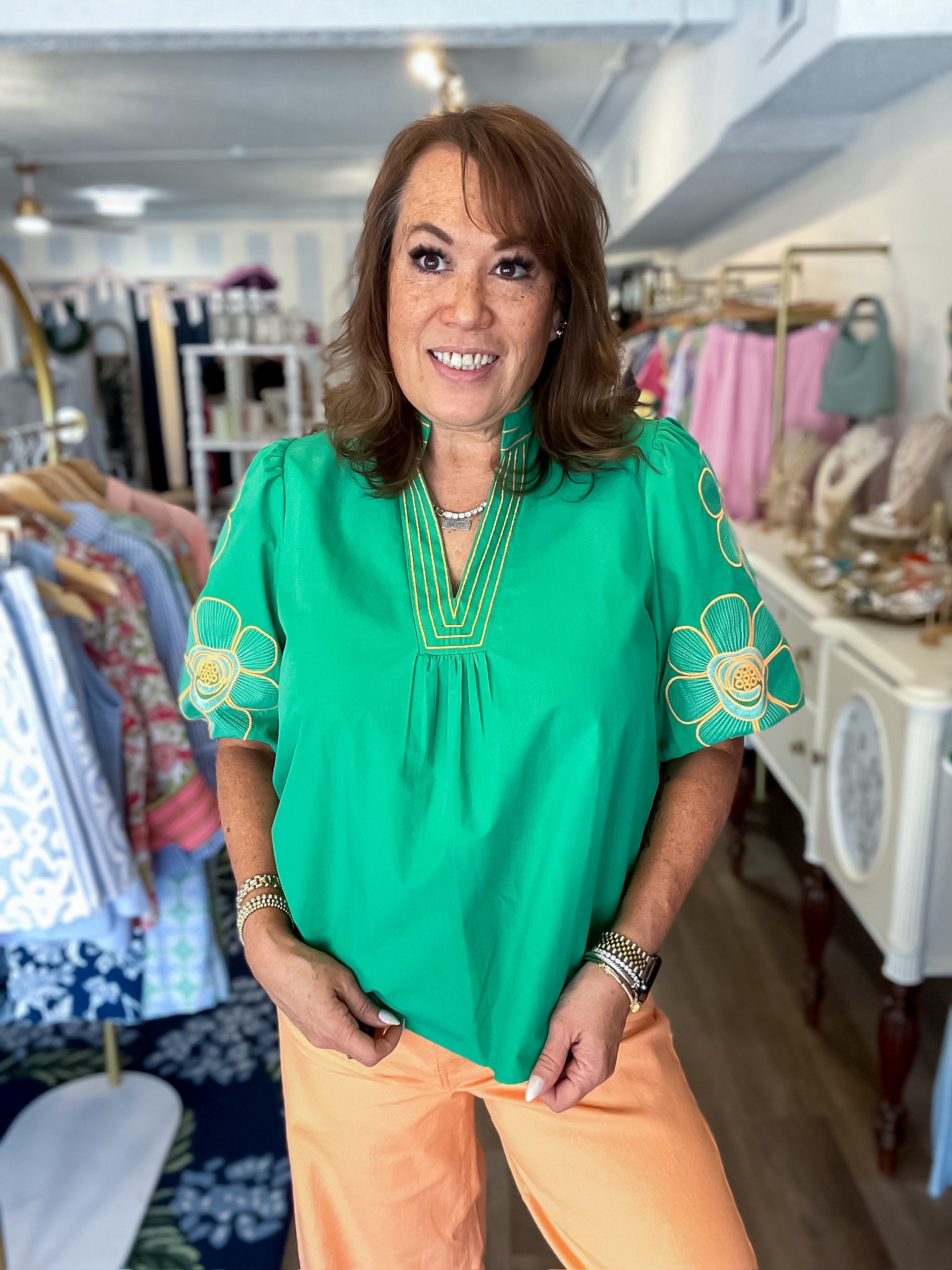 Verdant Bloom Top VOY