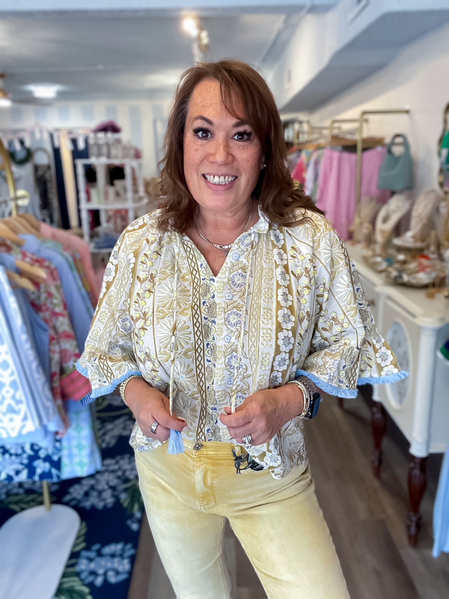 Honey Bloom Tassel Top VOY