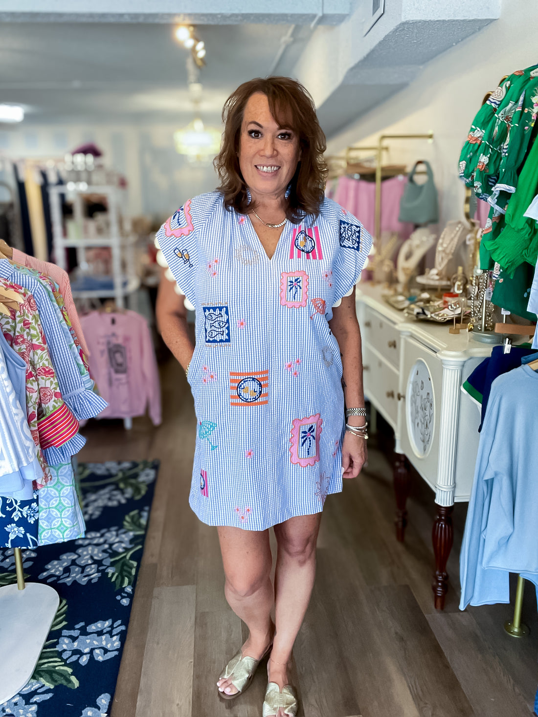 Keepsake Gingham Dress THML