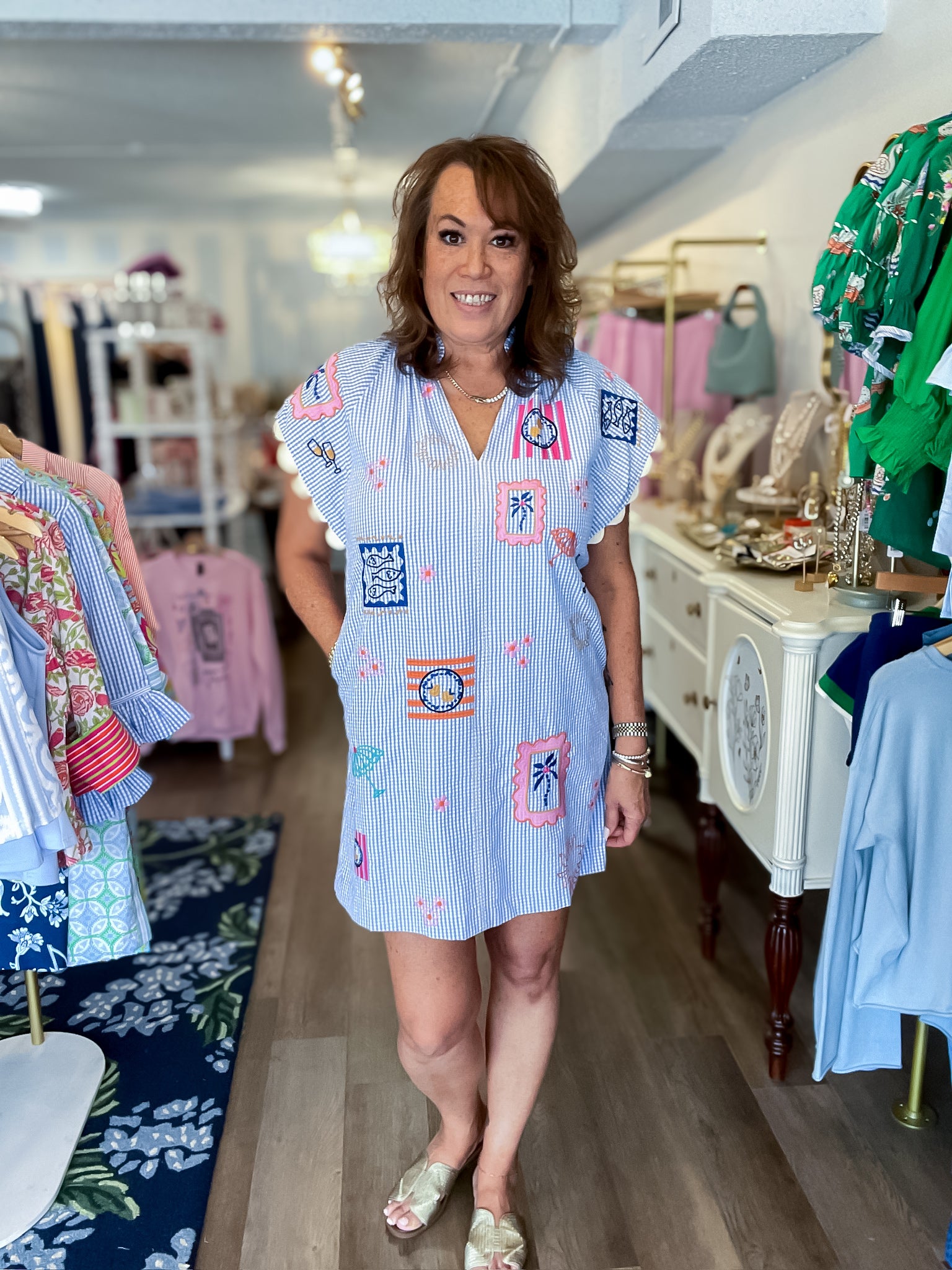 Keepsake Gingham Dress THML