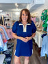 Andie Dress – Navy Mary Square