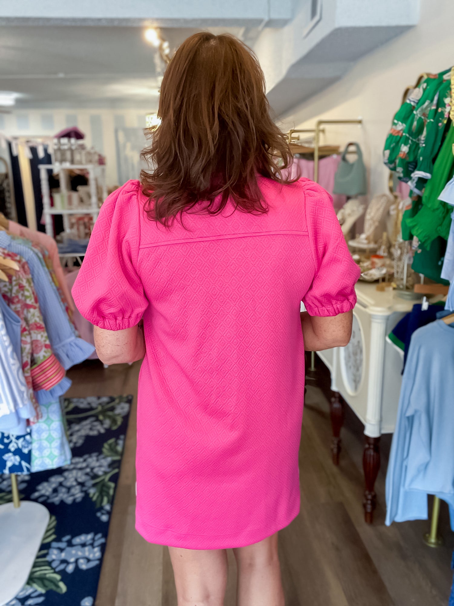 Andie Dress – Pink Mary Square