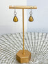 Faux Turquoise Teardrop Earrings – Yellow Threads of Grace