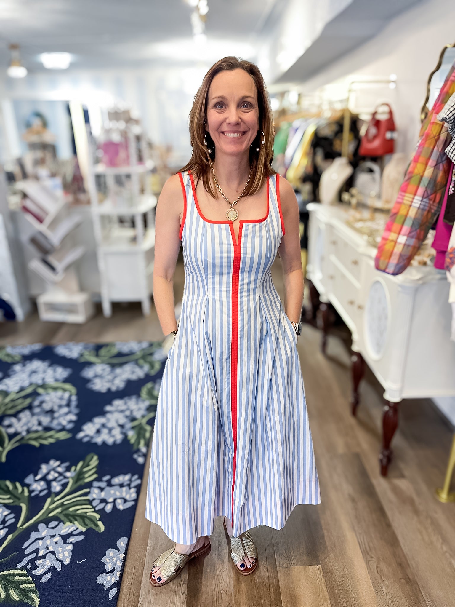 Redline Coast Stripe Dress Entro