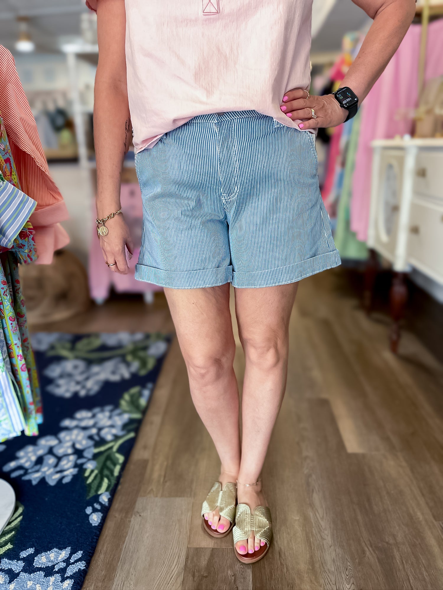 Sailor Stripe Shorts Vervet