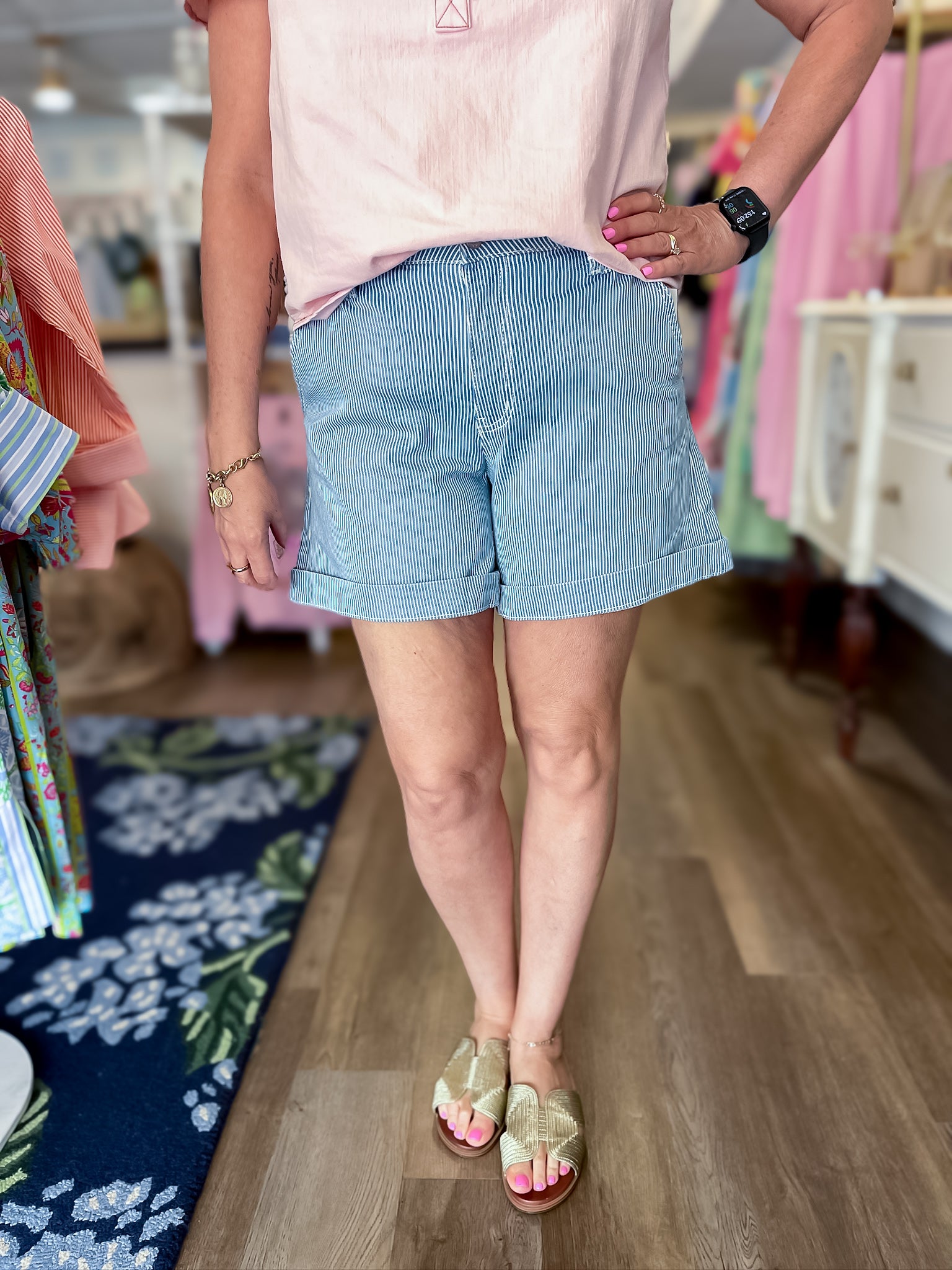 Sailor Stripe Shorts Vervet