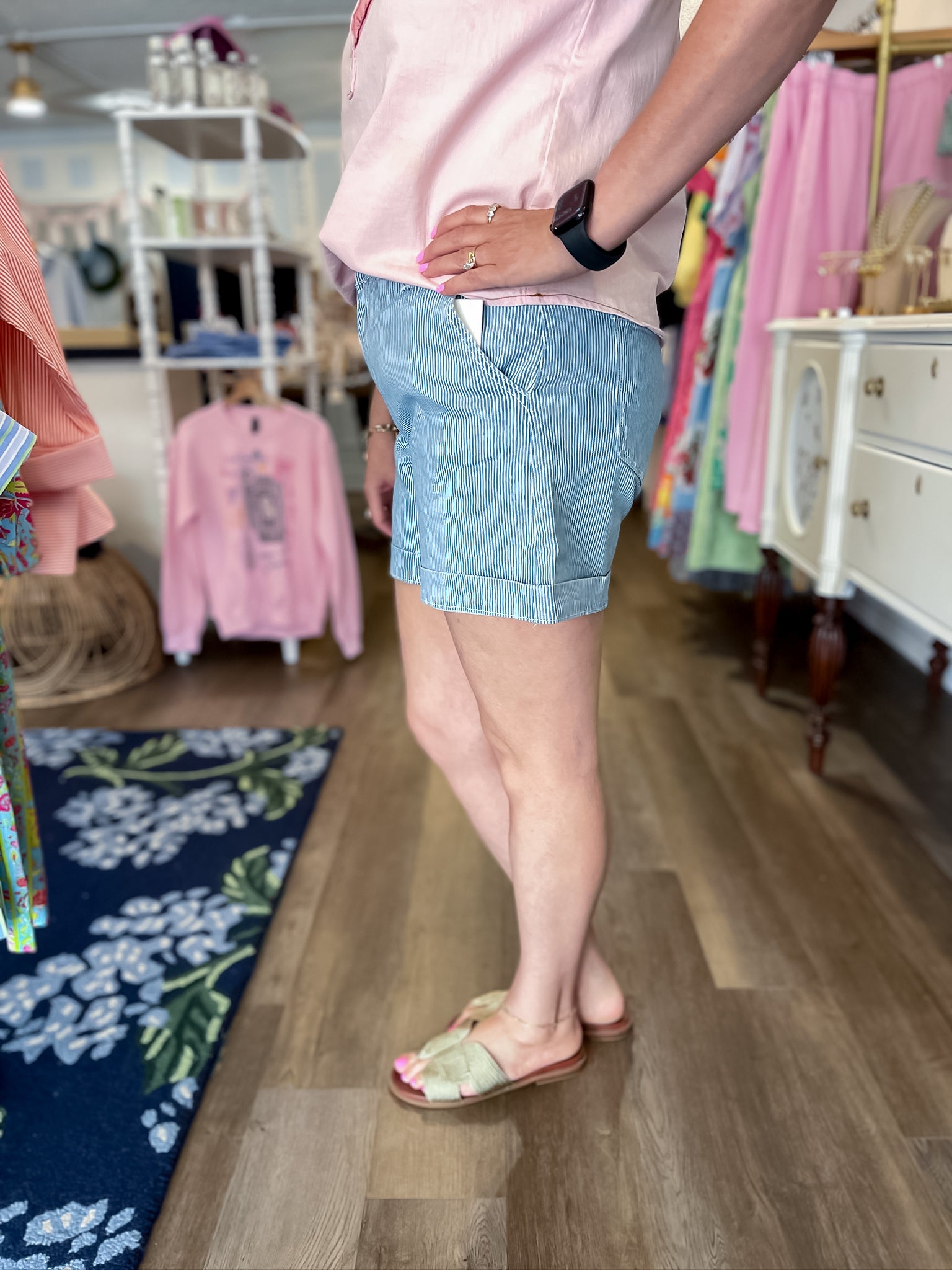 Sailor Stripe Shorts Vervet