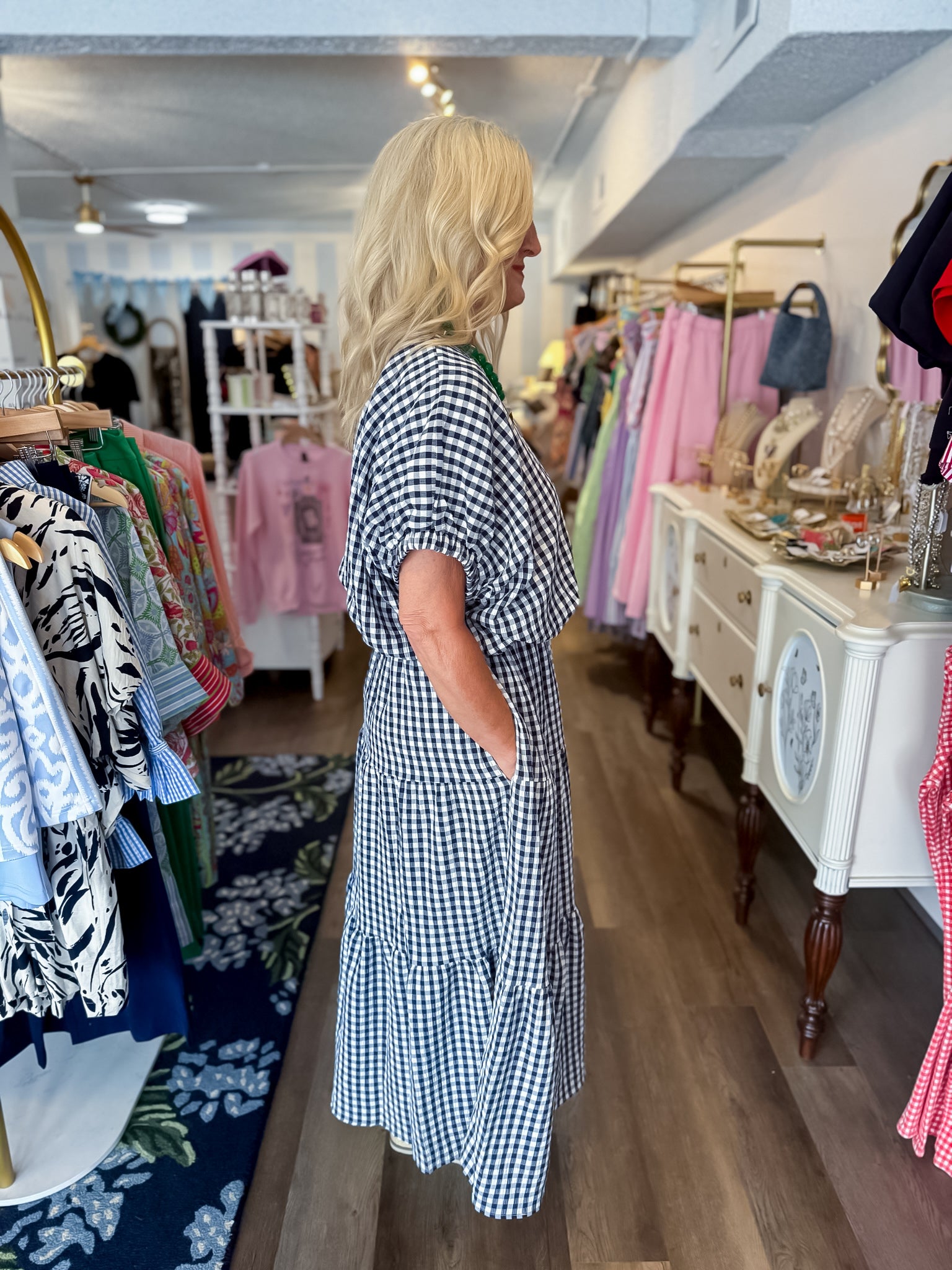 Everly Gingham Set Entro
