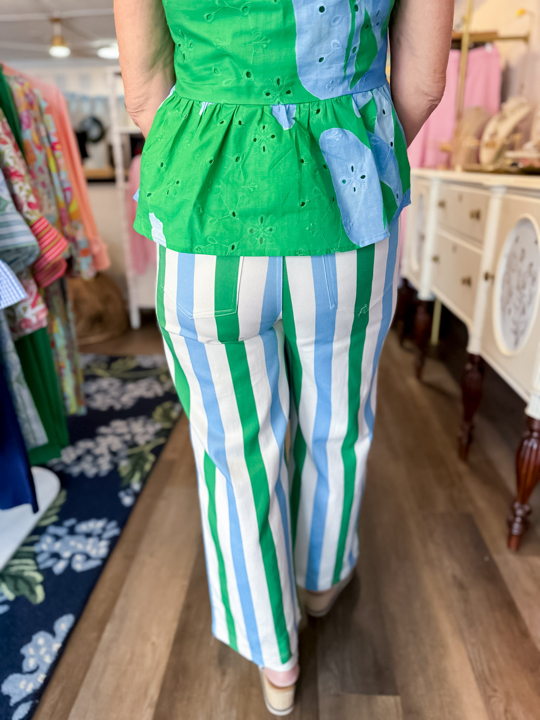 Seaside Stripe Pants Entro