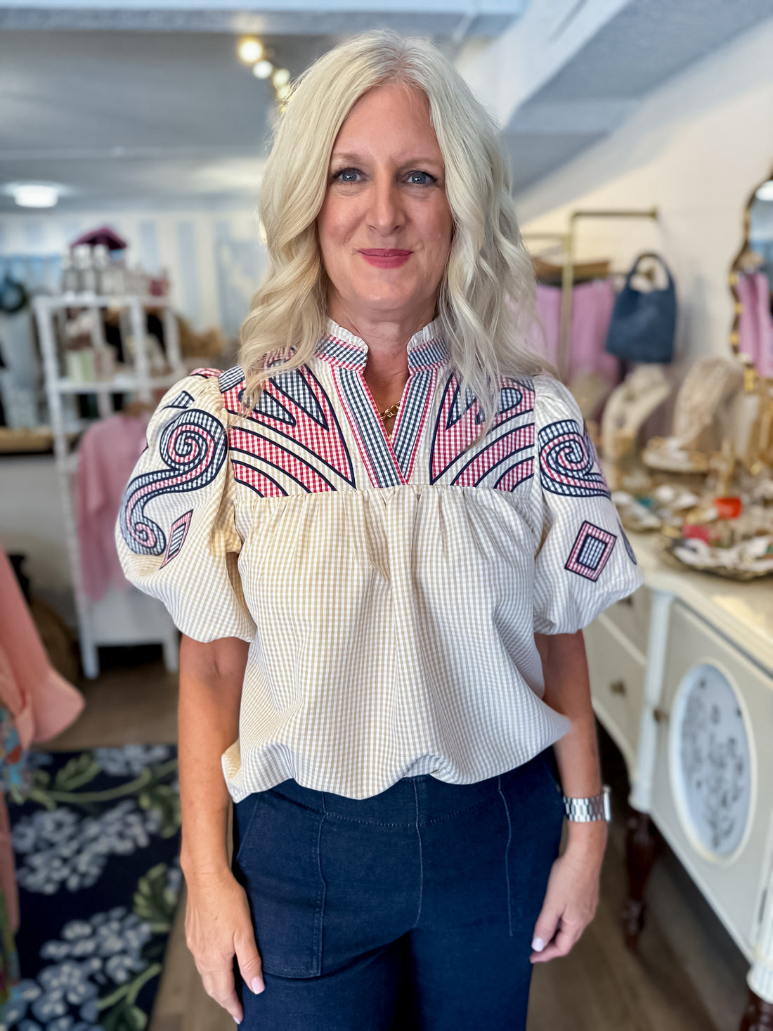 The Liberty Patchwork Top THML