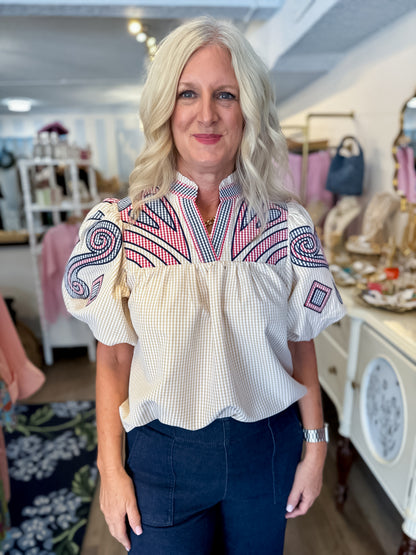 The Liberty Patchwork Top THML