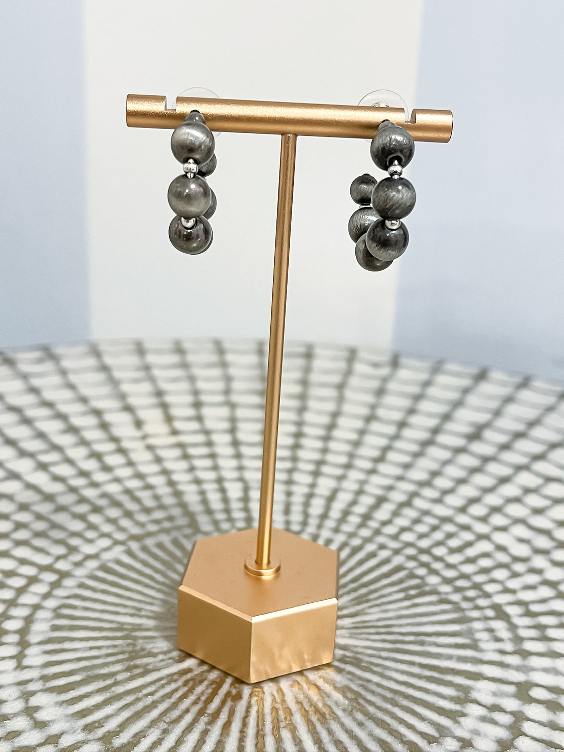 Beaded Hoop Earrings SW Trading