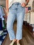 Bloom Flare Crop Jeans Vervet