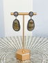 Neutral Stone Western Drop Earrings SW Trading