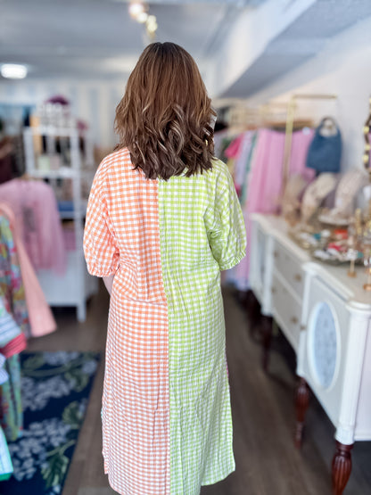 Split Decision Midi Dress Adrienne
