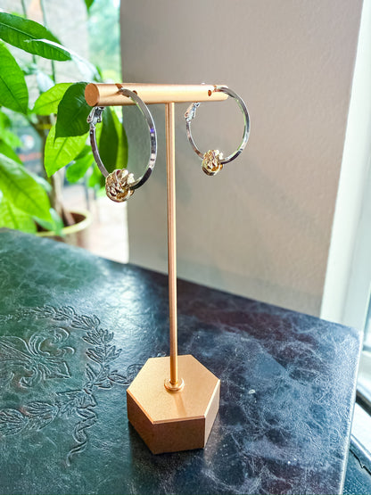 Knot Your Average Hoops Silver and Accessories