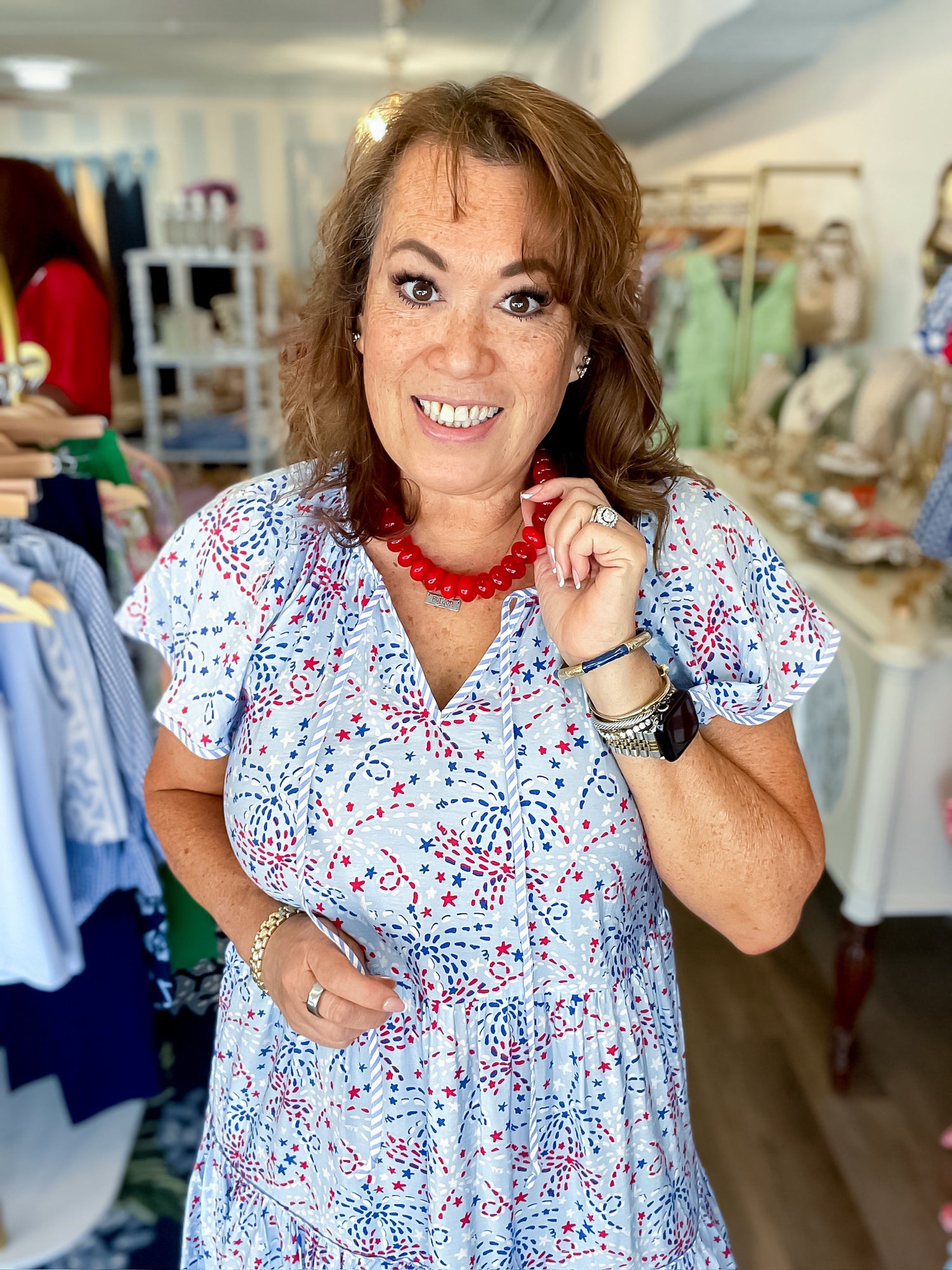 The Firework Fizz Dress Mary Square