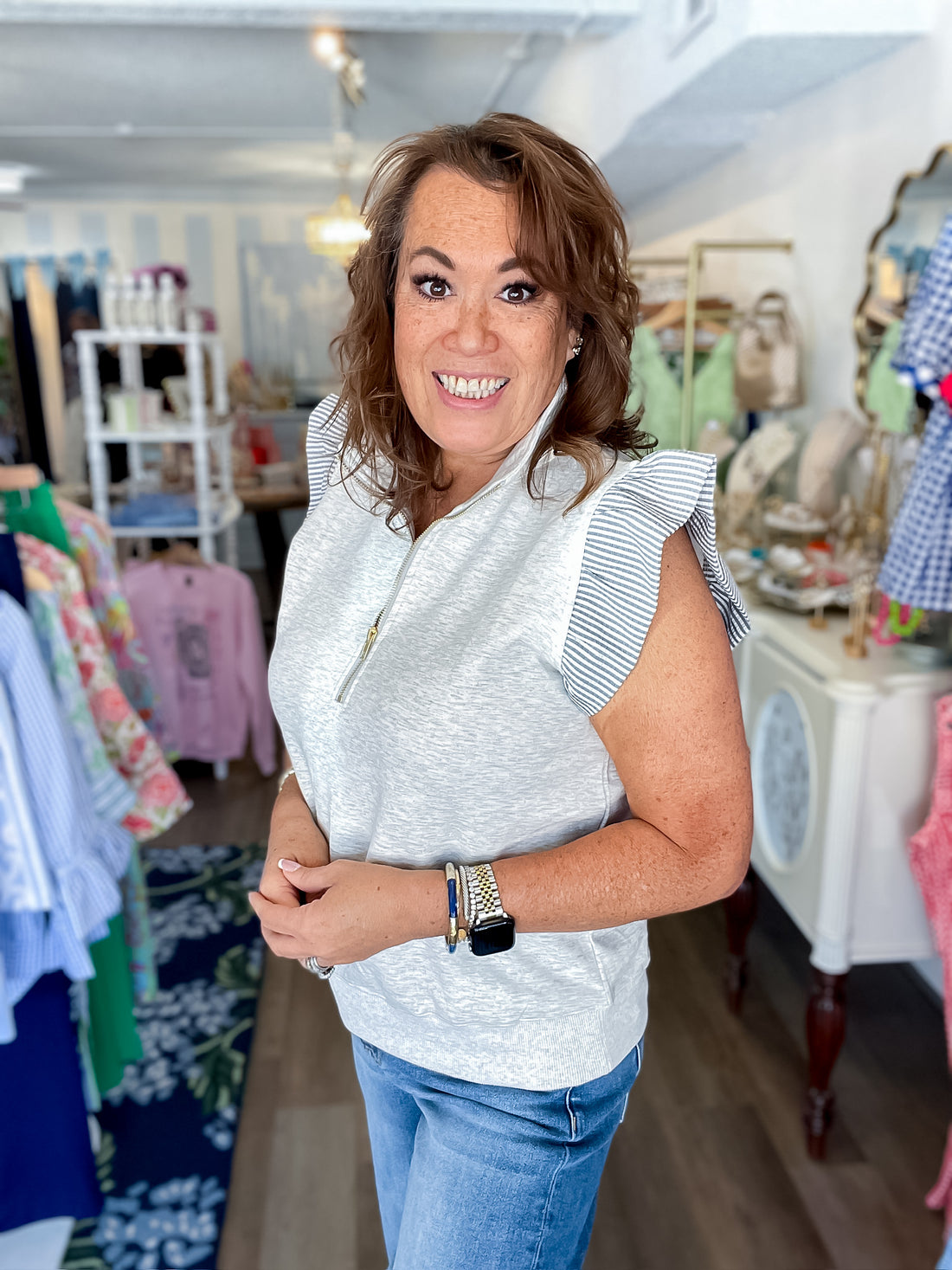 Luxe Motion Zip Top Umgee