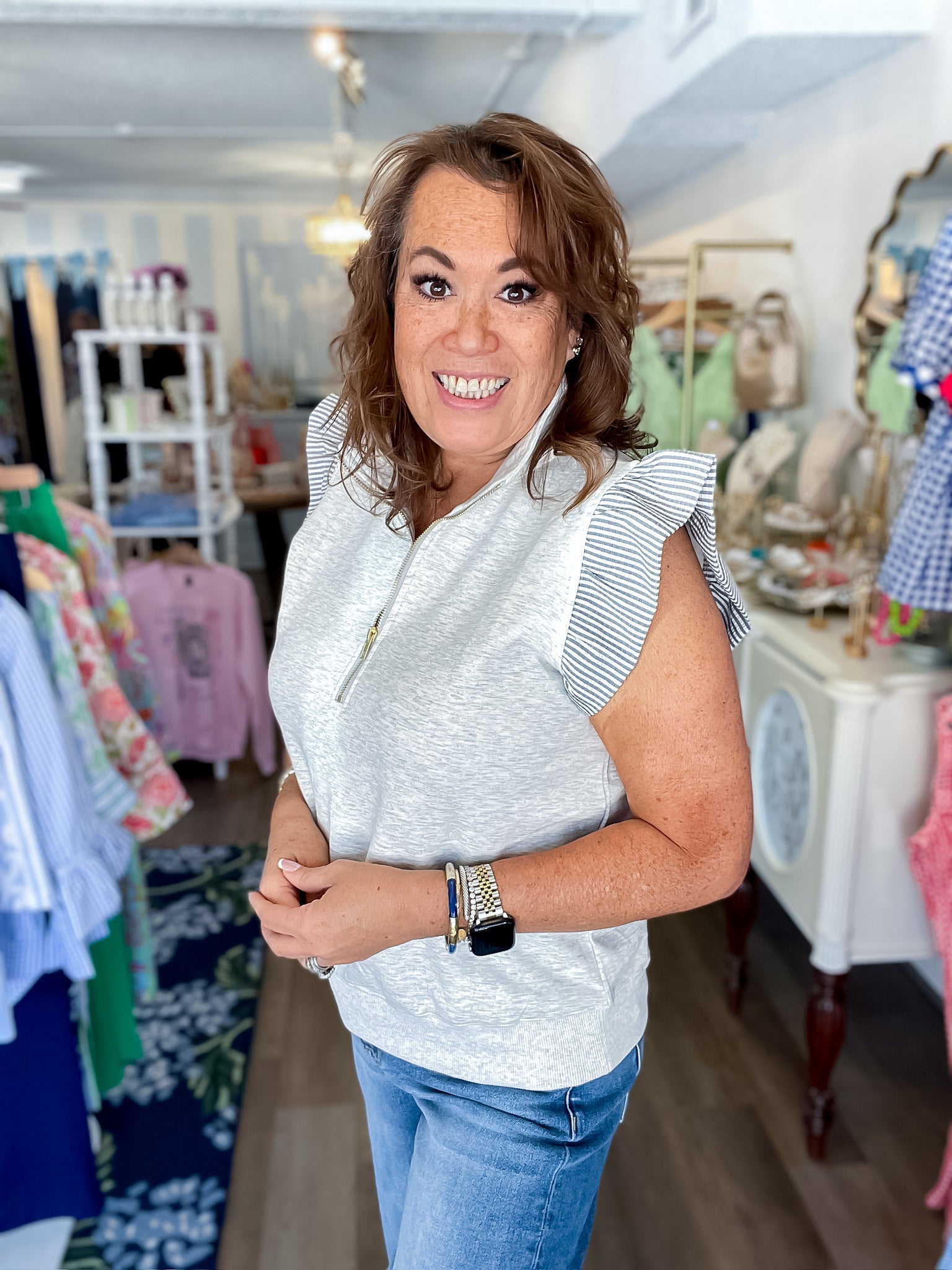 Luxe Motion Zip Top Umgee