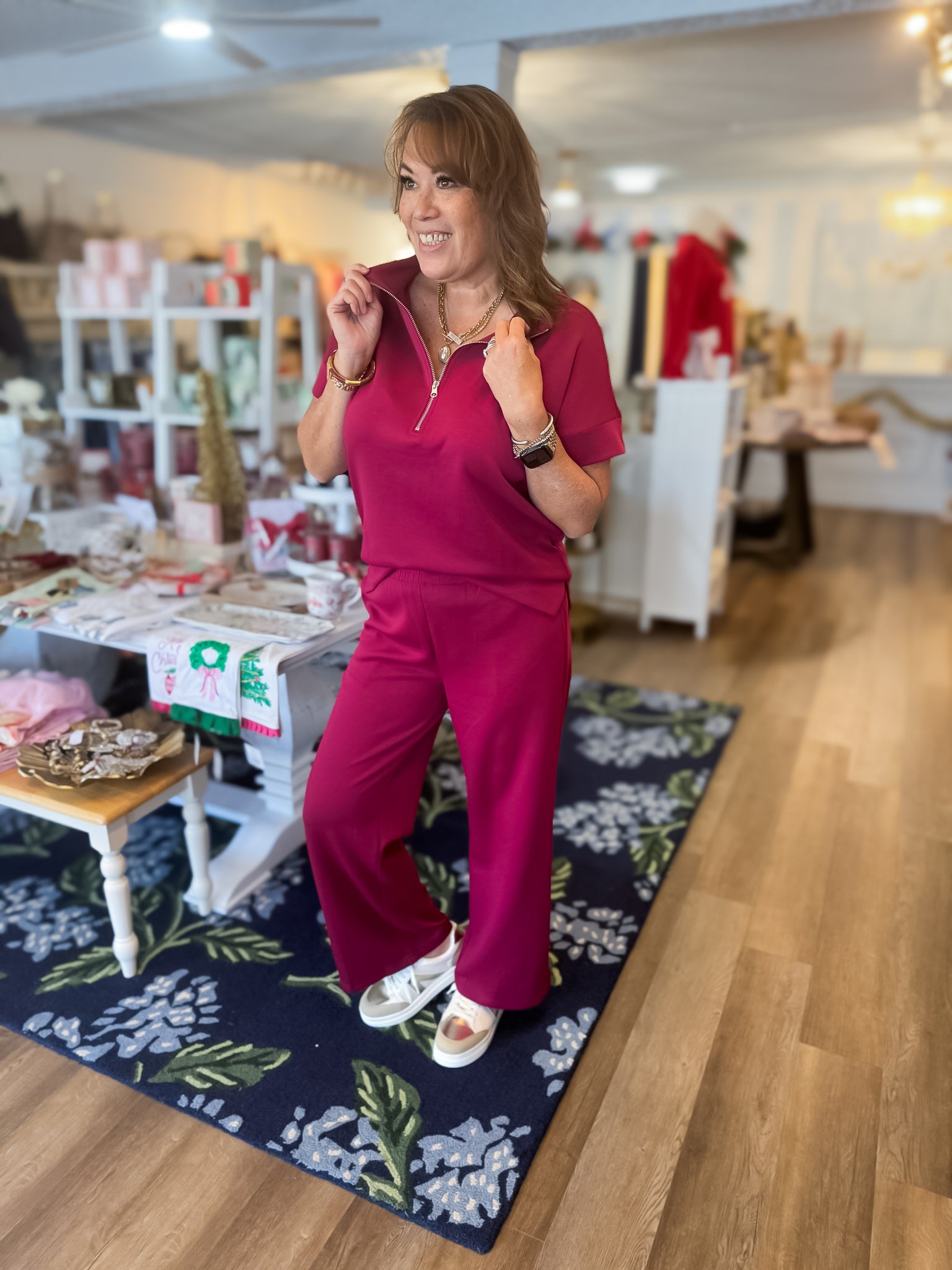 Zip &amp; Go Scuba Set- Cabernet Threads of Grace