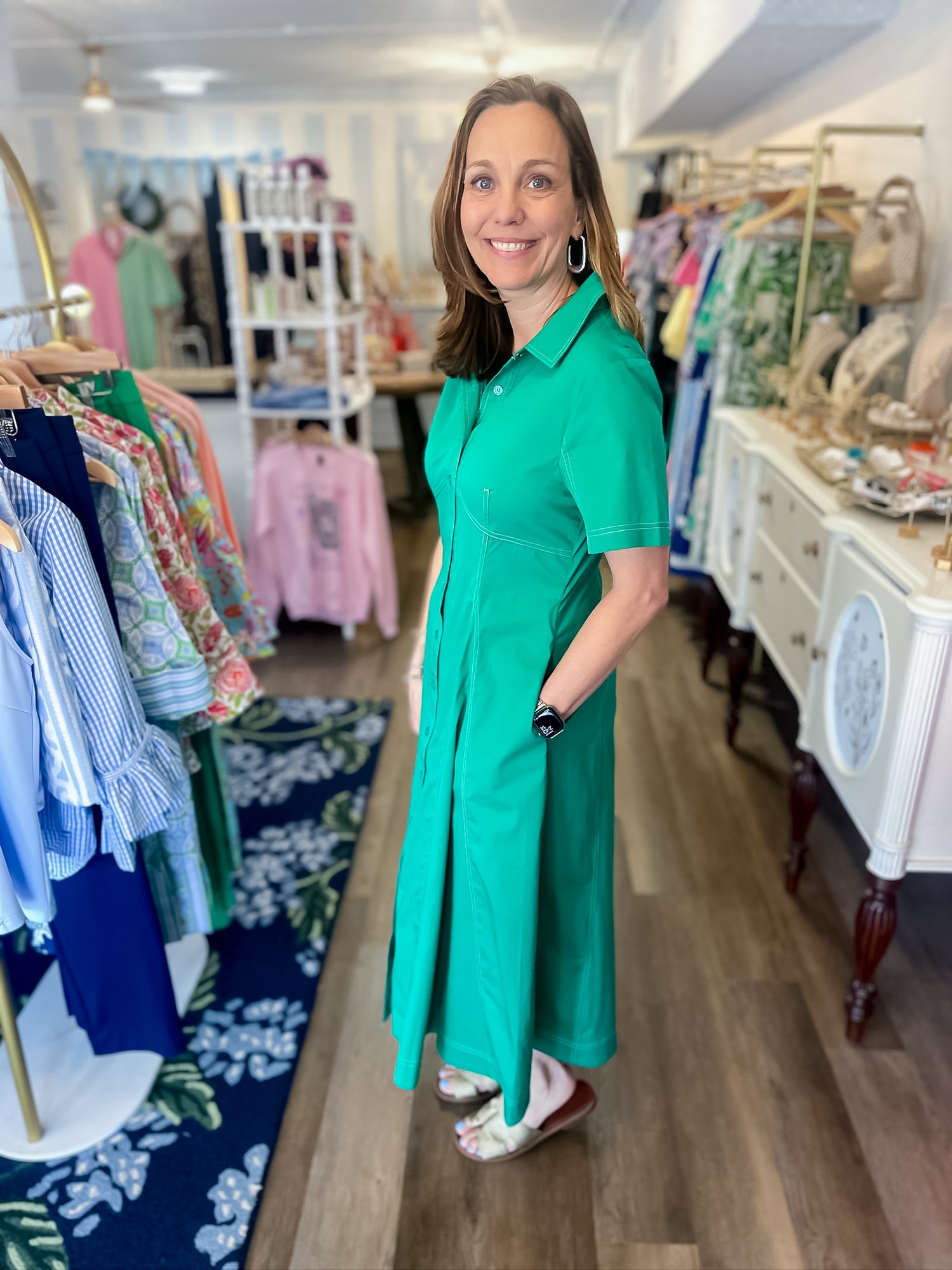 The Montclair Midi Dress Entro