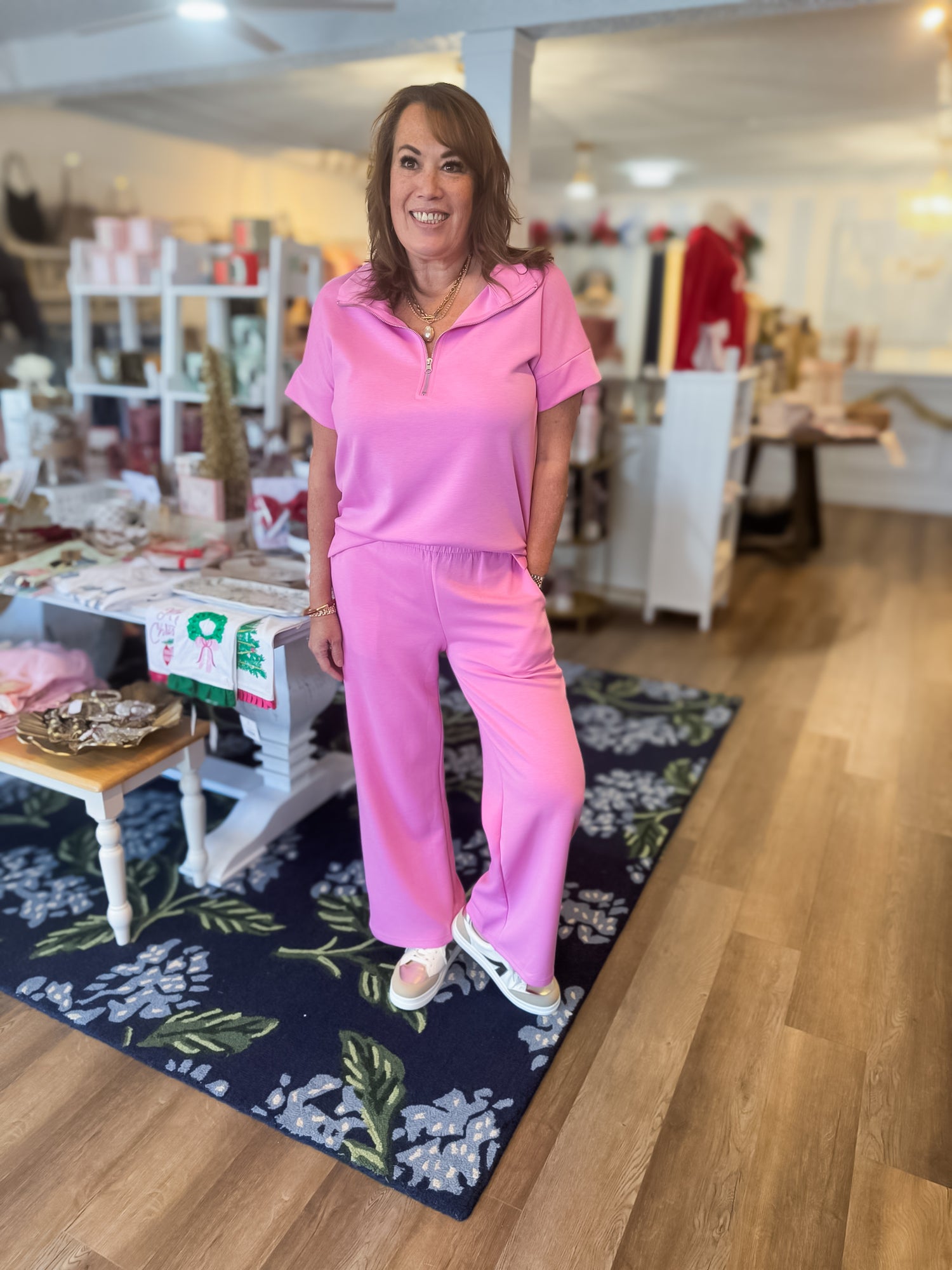 Zip &amp; Go Scuba Set- Pink Threads of Grace