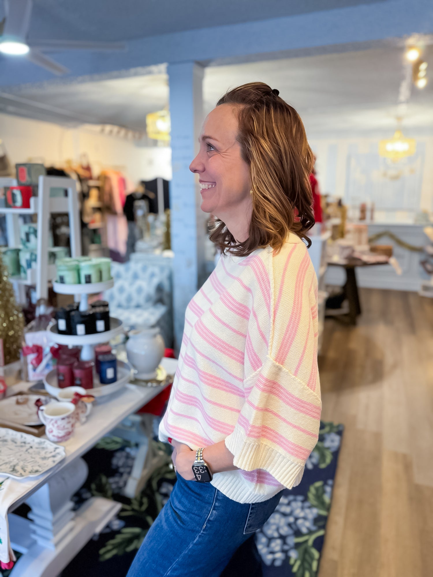 Cotton Candy Sweater Threads of Grace