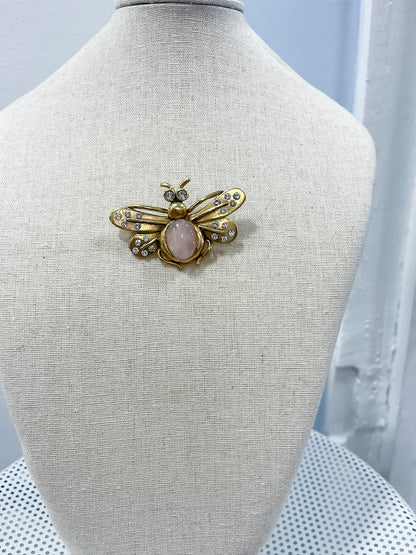 Blushing Bee Brooch Yochi