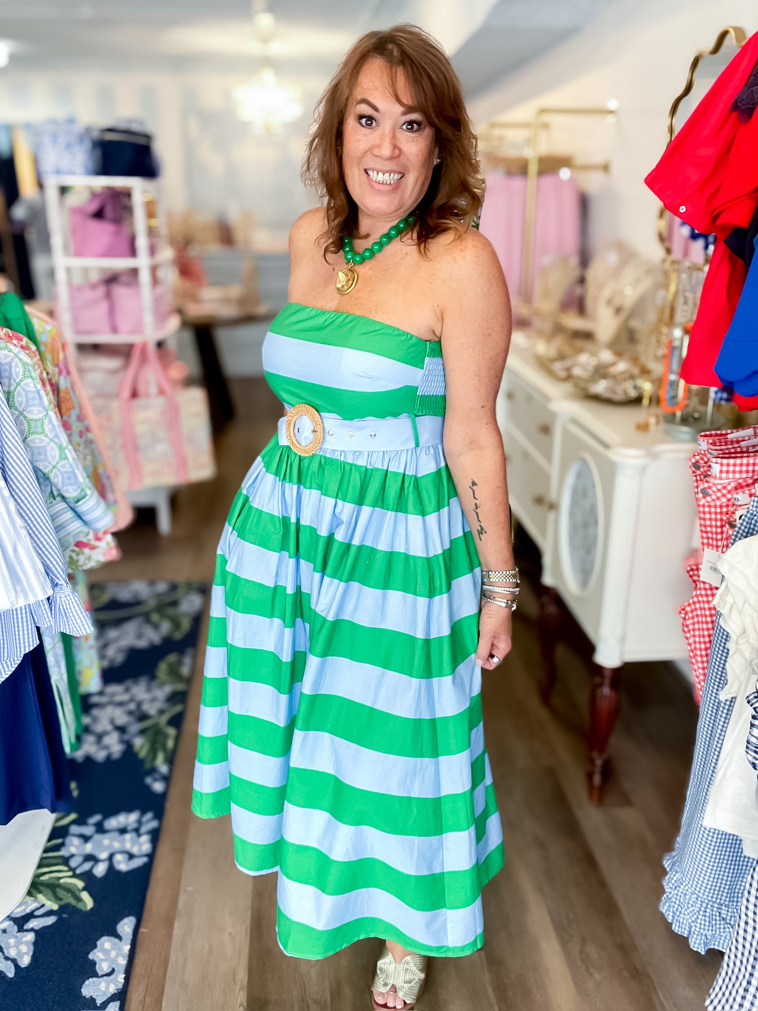 Cabana Bay Midi Dress Entro
