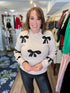 Pearl Bow Sweater Little Daisy Closet
