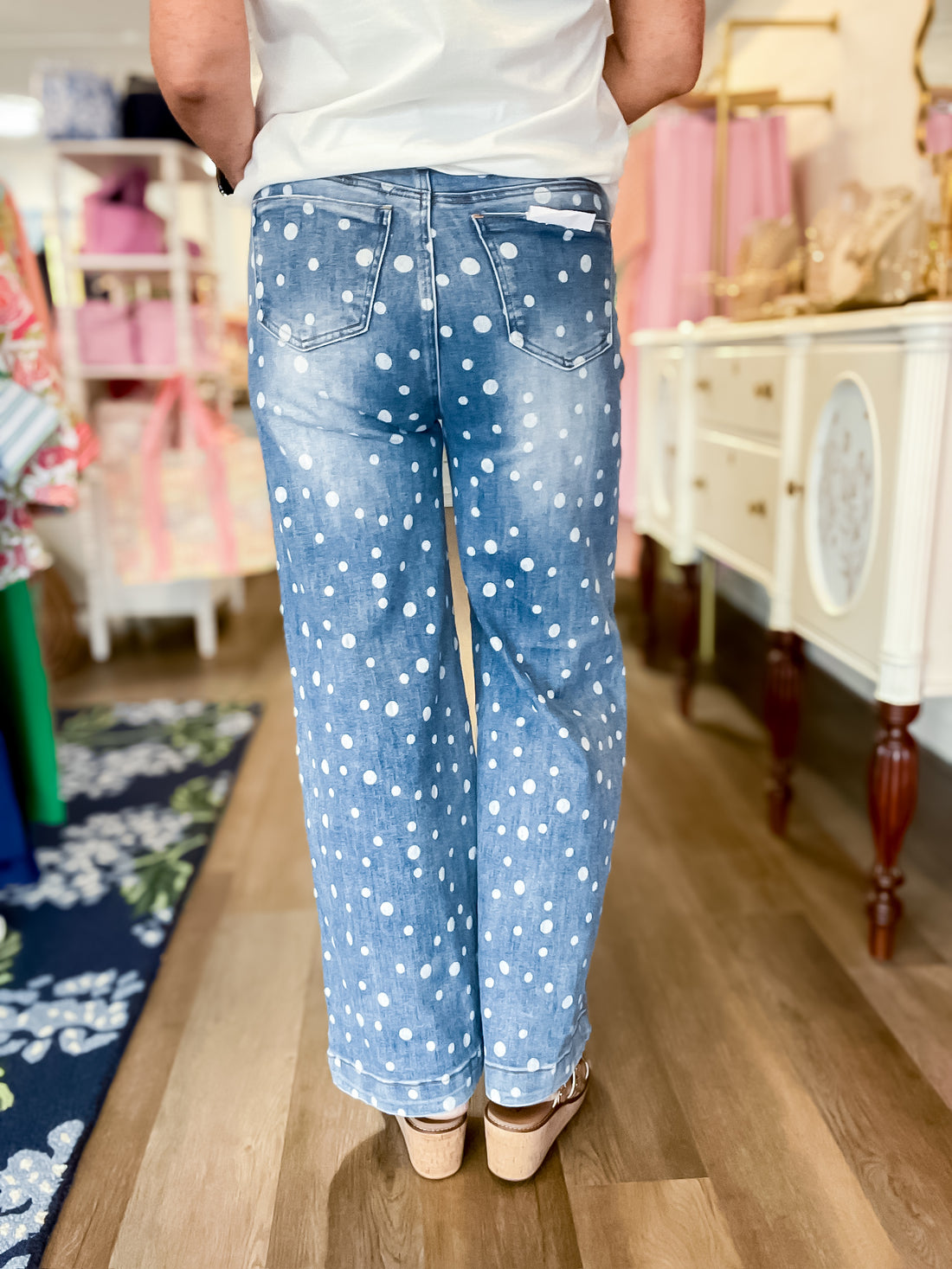Confetti Wide Leg Jeans Saige