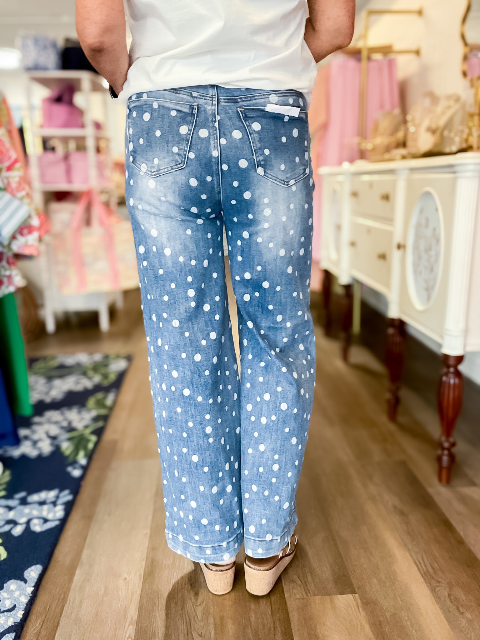 Confetti Wide Leg Jeans Saige
