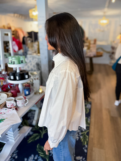 The Paris Poplin Blouse Threads of Grace