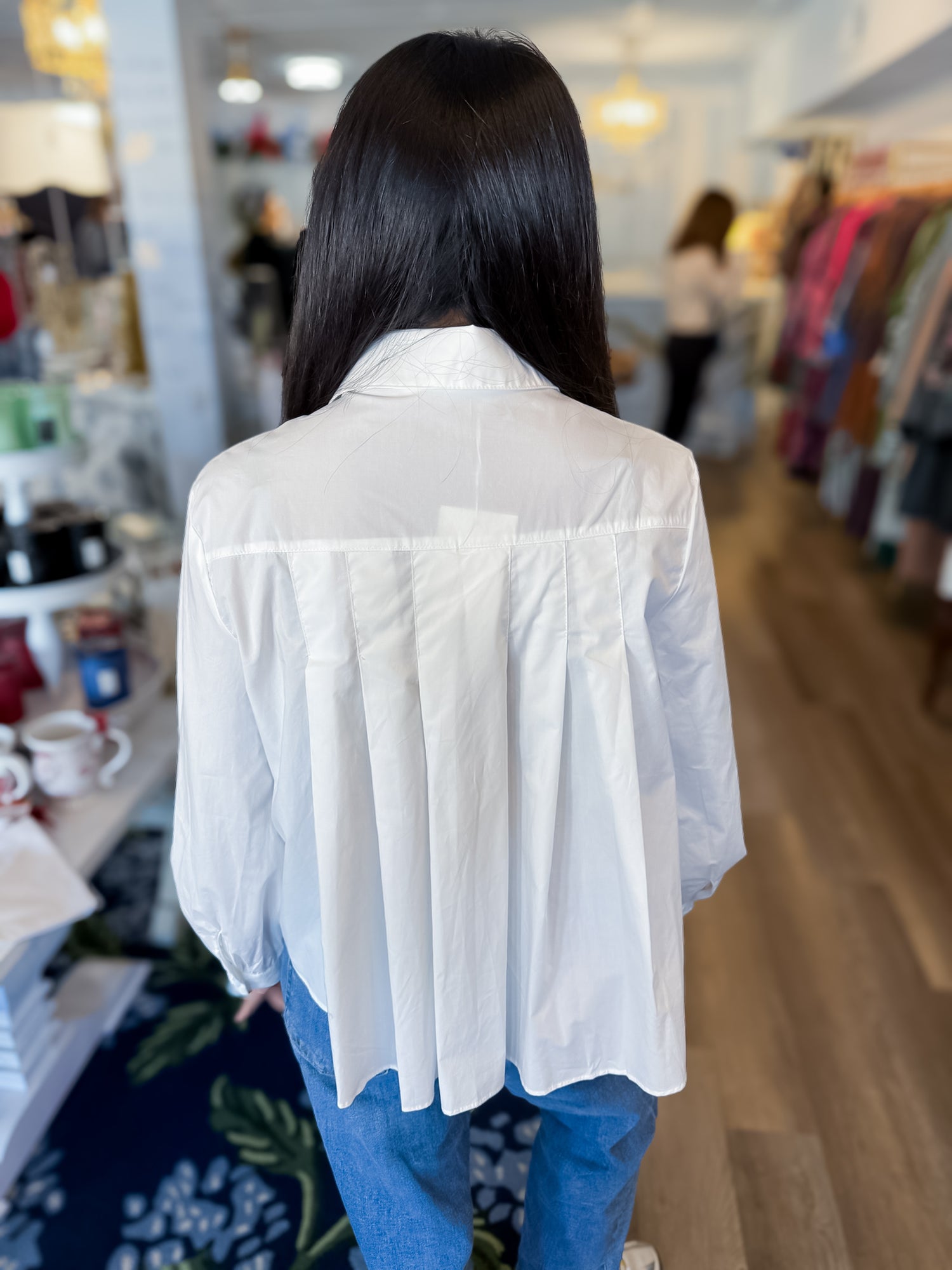 The Paris Poplin Blouse Threads of Grace