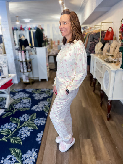 Cozy Bow Set Threads of Grace