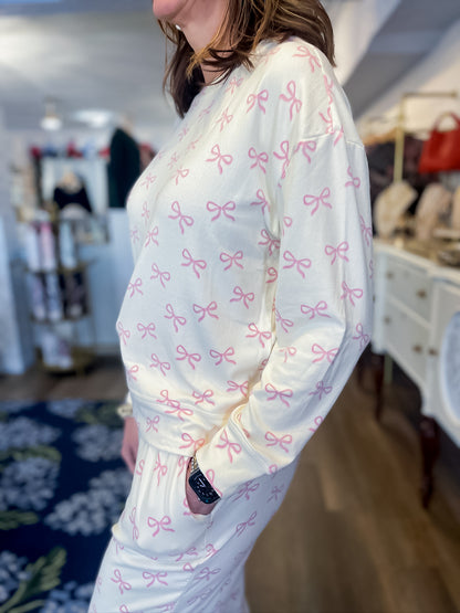 Cozy Bow Set Threads of Grace