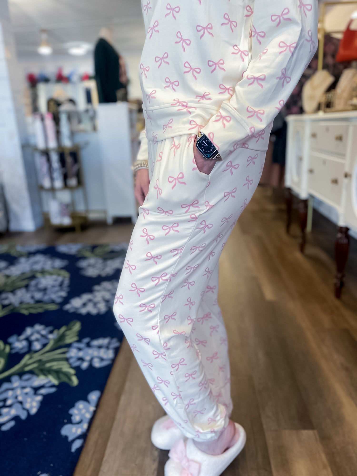 Cozy Bow Set Threads of Grace