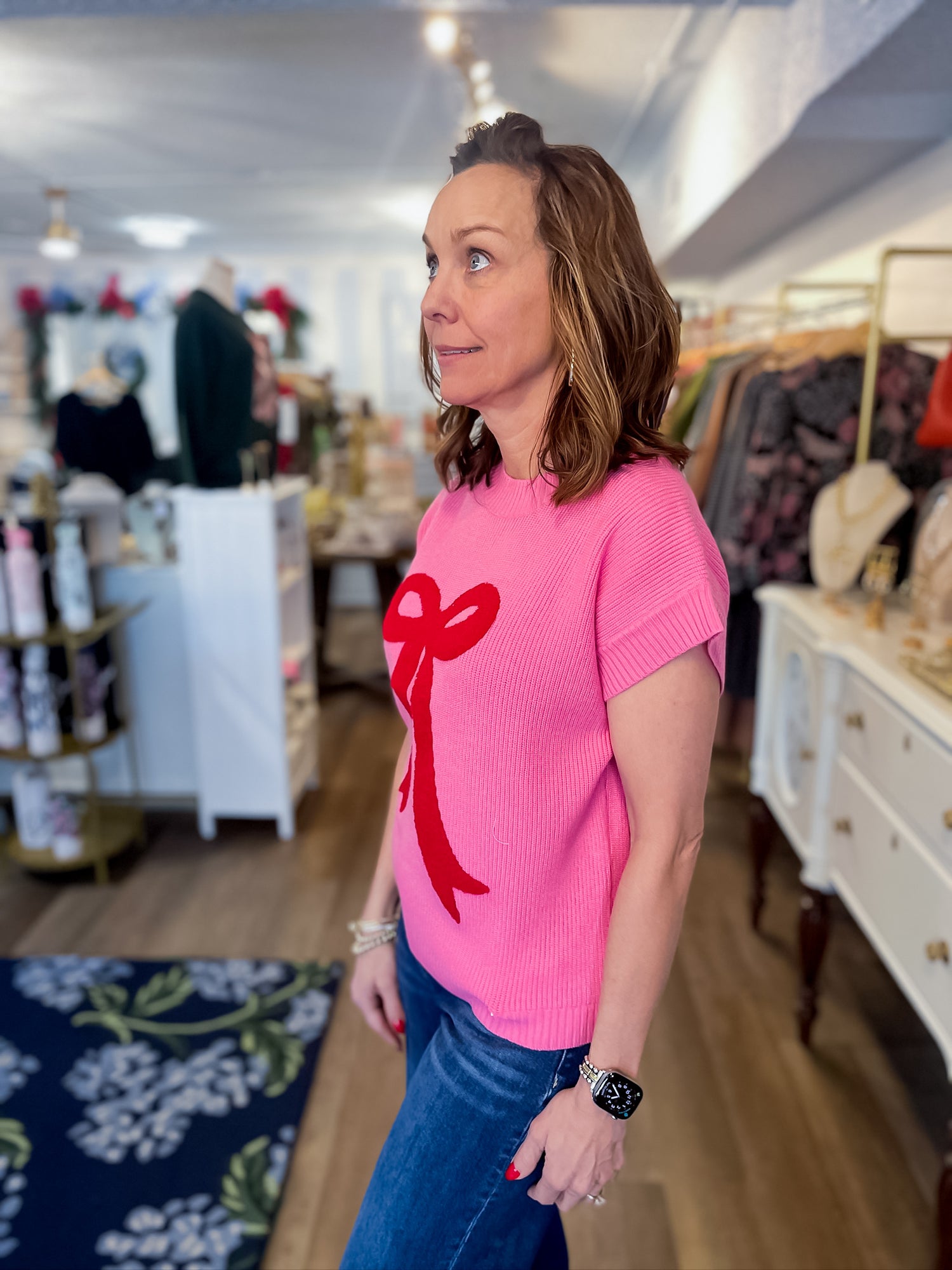 Darling Bow Sweater Vest Threads of Grace