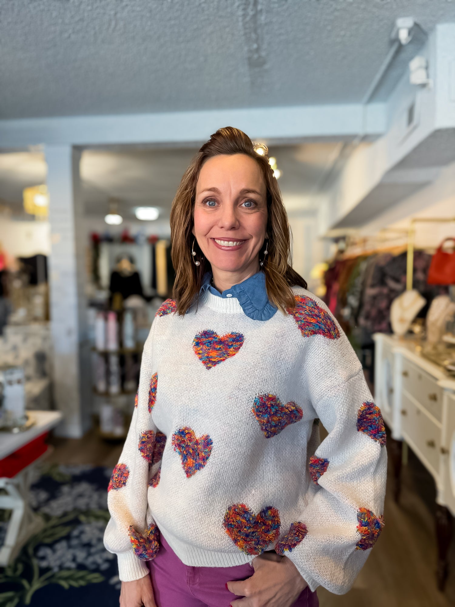 Denim Darling Collar Threads of Grace