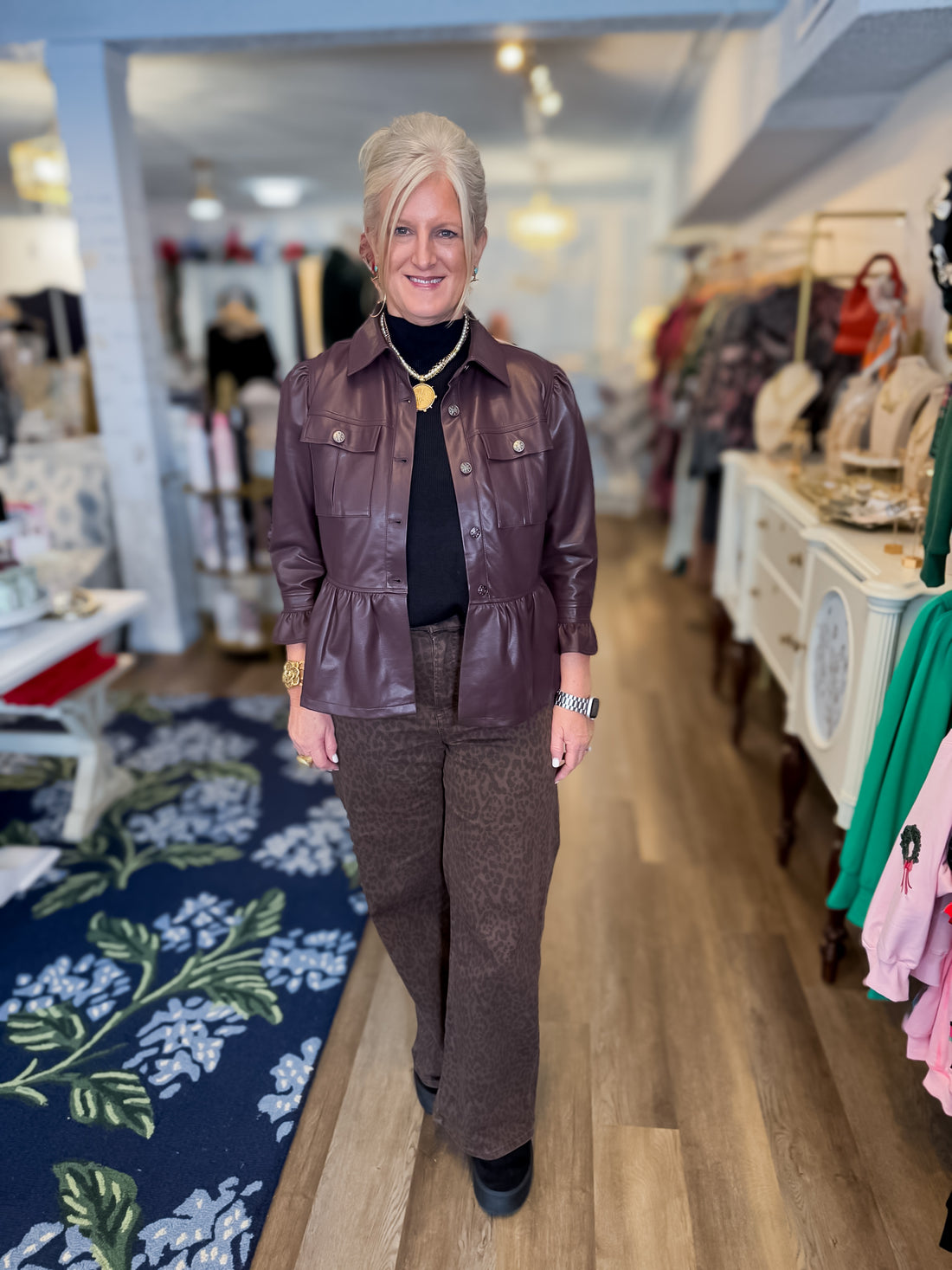 Burgundy Bellrose Jacket Threads of Grace