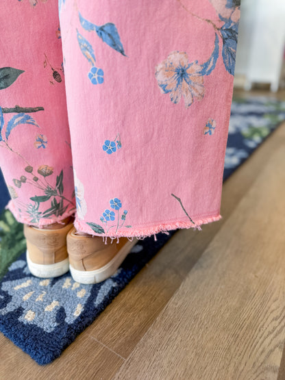 Dusty Ridge Floral Pant - Pink Threads of Grace
