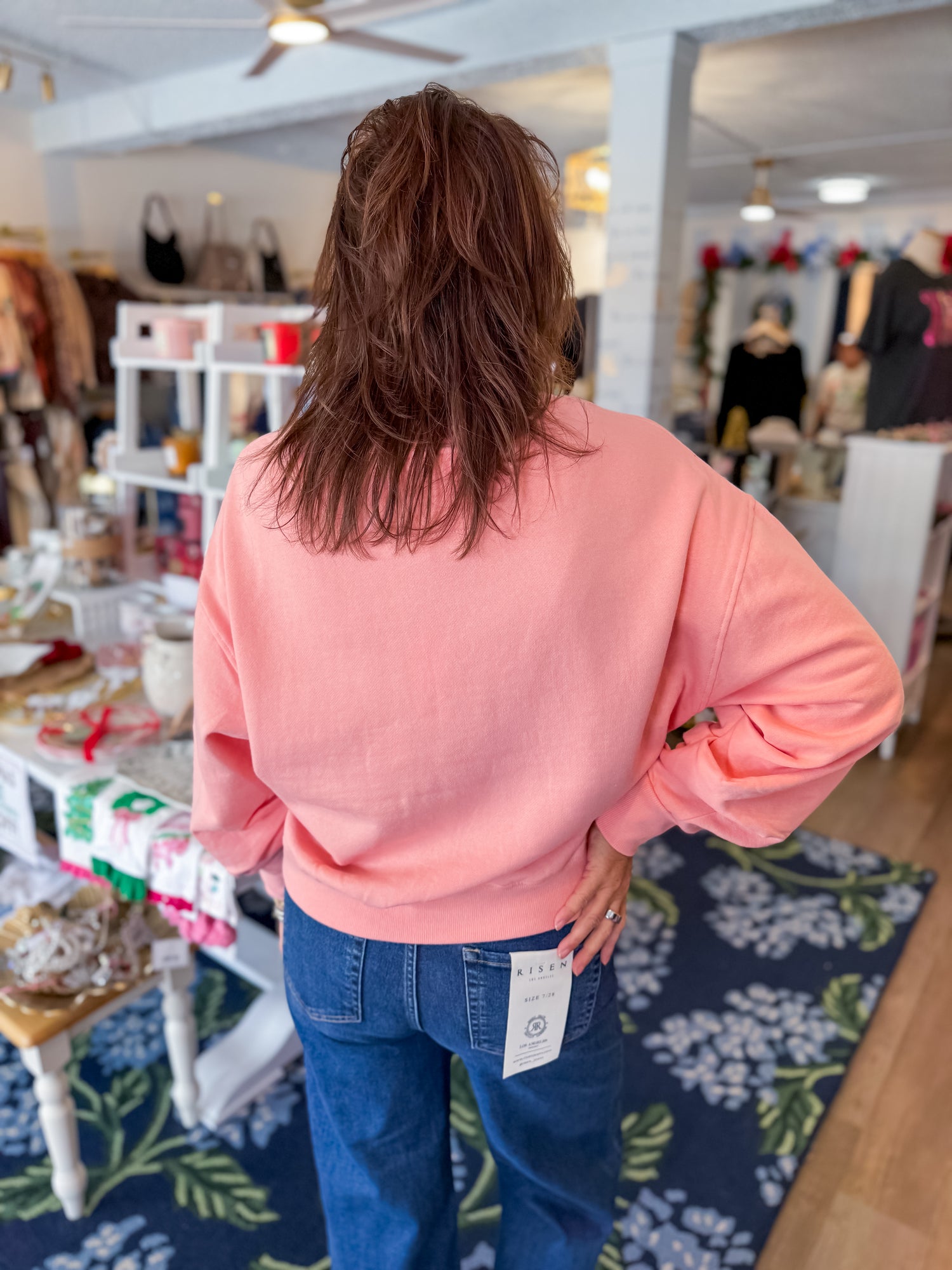Soft Hugs Boxy Pullover - Pink Risen