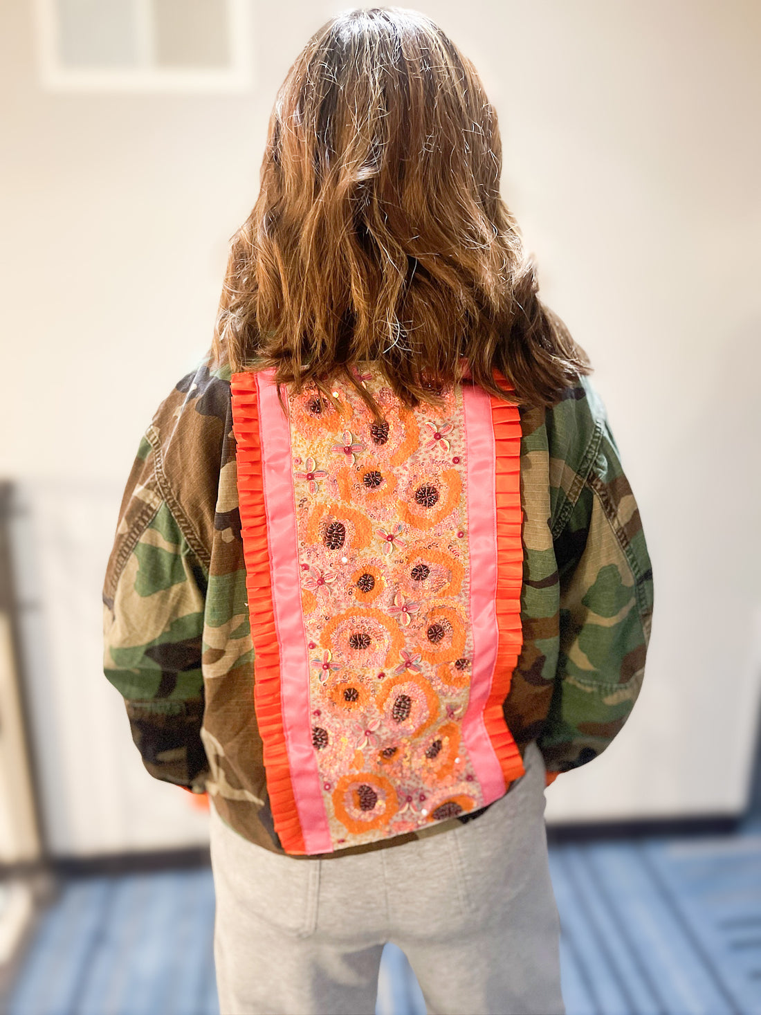 Reworked Rebel Camo Jacket - PREORDER Camel Threads