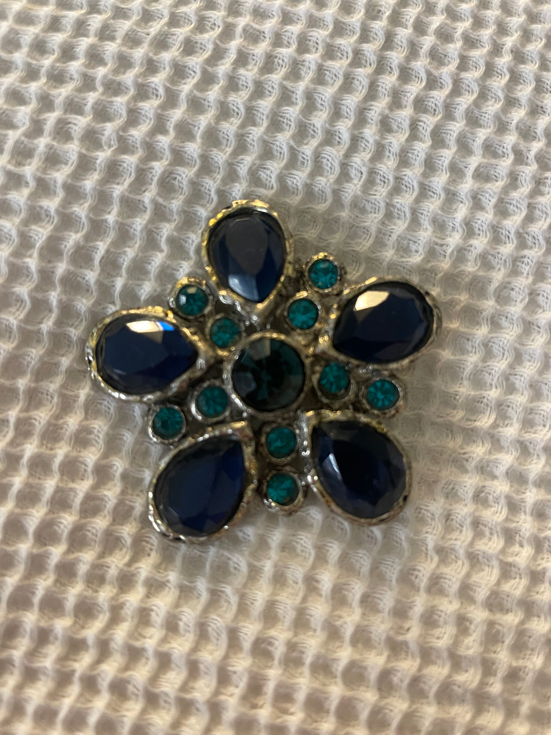Midnight Teal Brooch by YochiNY Yochi NY