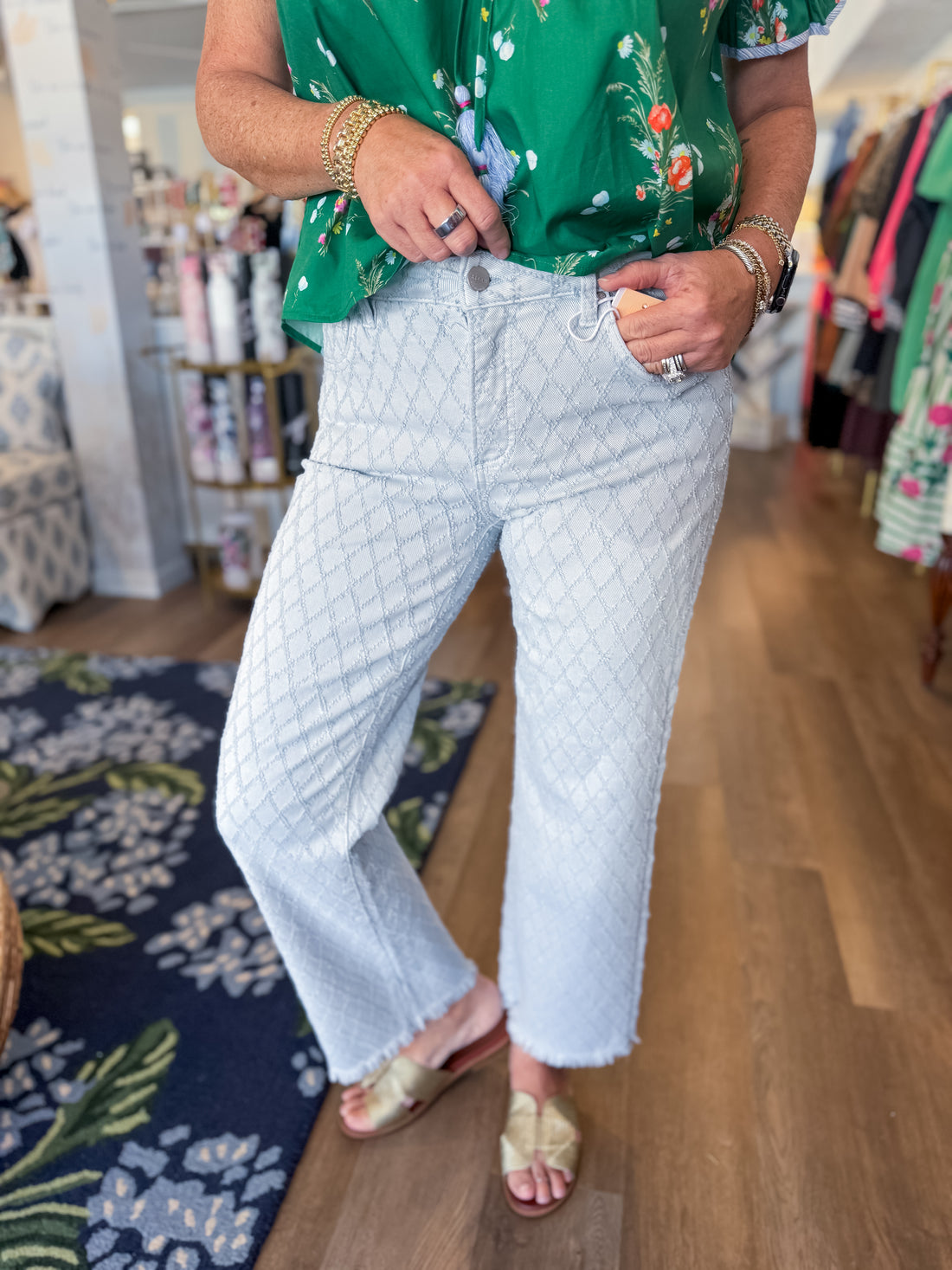 Blue Muse Straight Jean Risen