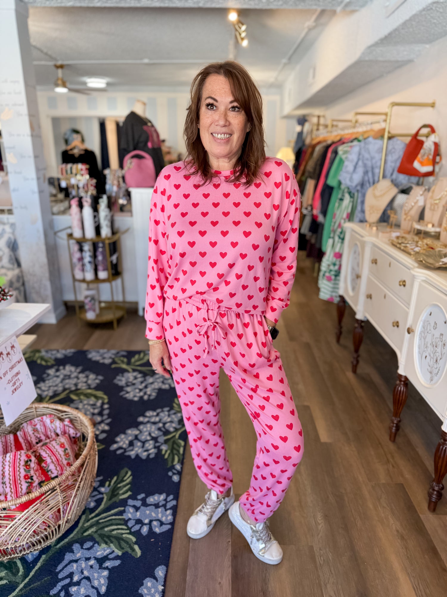 Sweetheart Lounge Set Threads of Grace