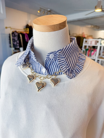 Cambridge Stripe Collar Threads of Grace