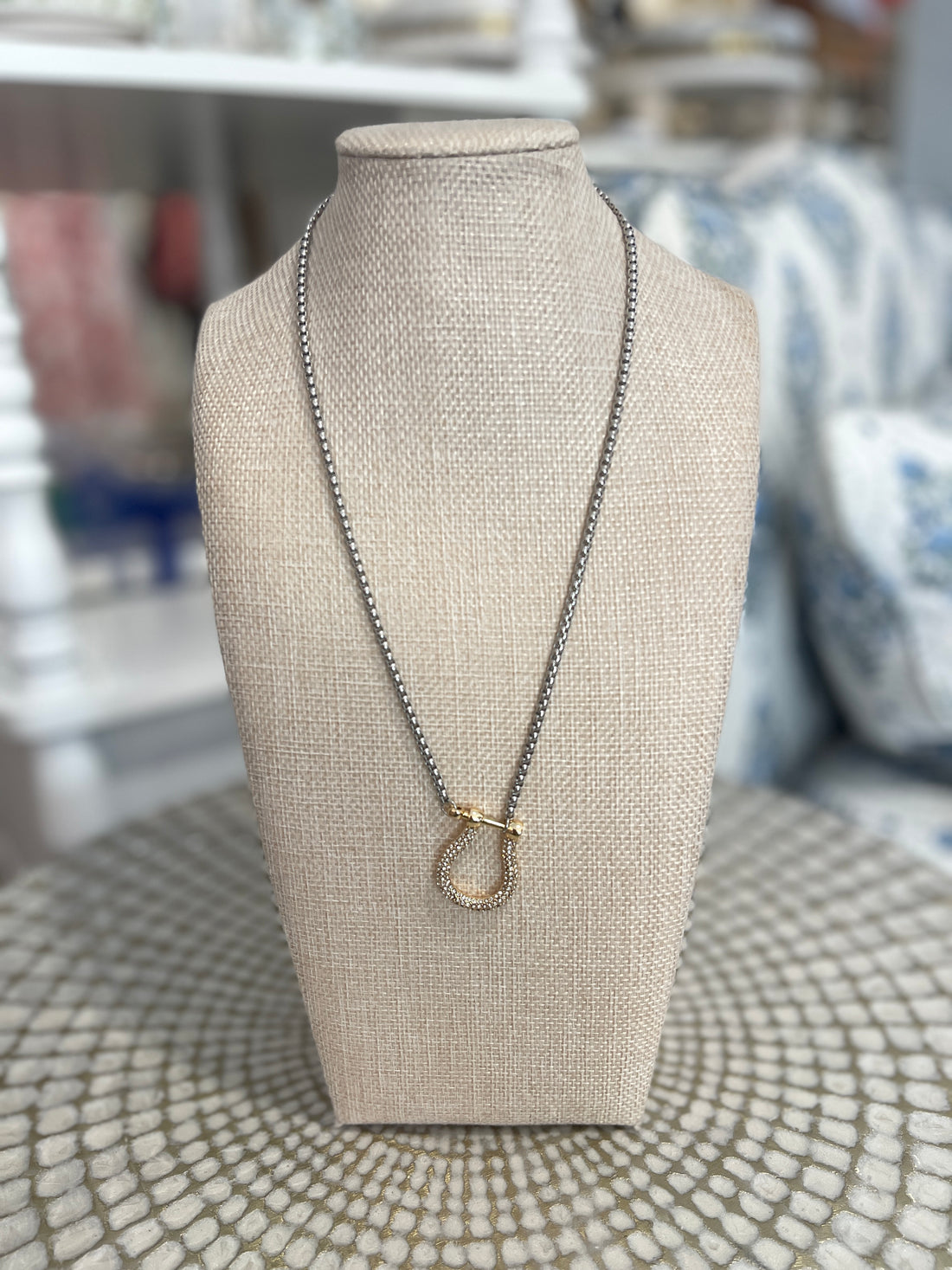 Horsebit Spark Necklace Silver and Accessories