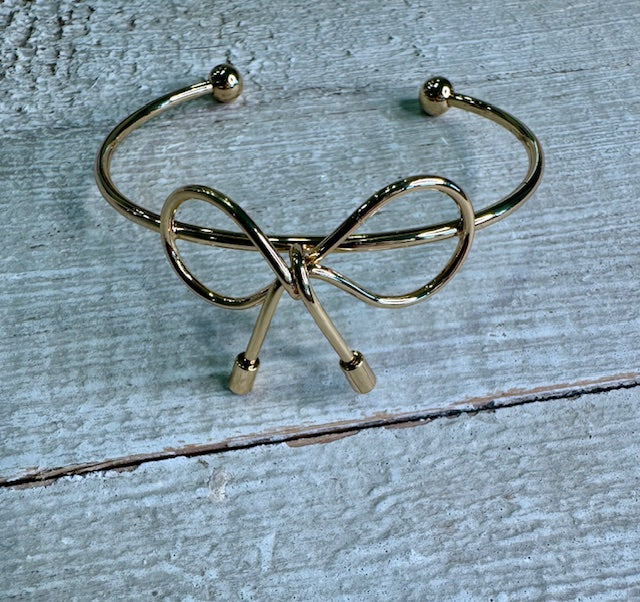 Tied in Gold Cuff